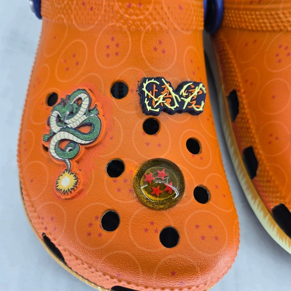 Crocs Dragon Ball Z Goku Frieza Classic Clog 2 Pair Kids J5 Mens 5 Womens 7